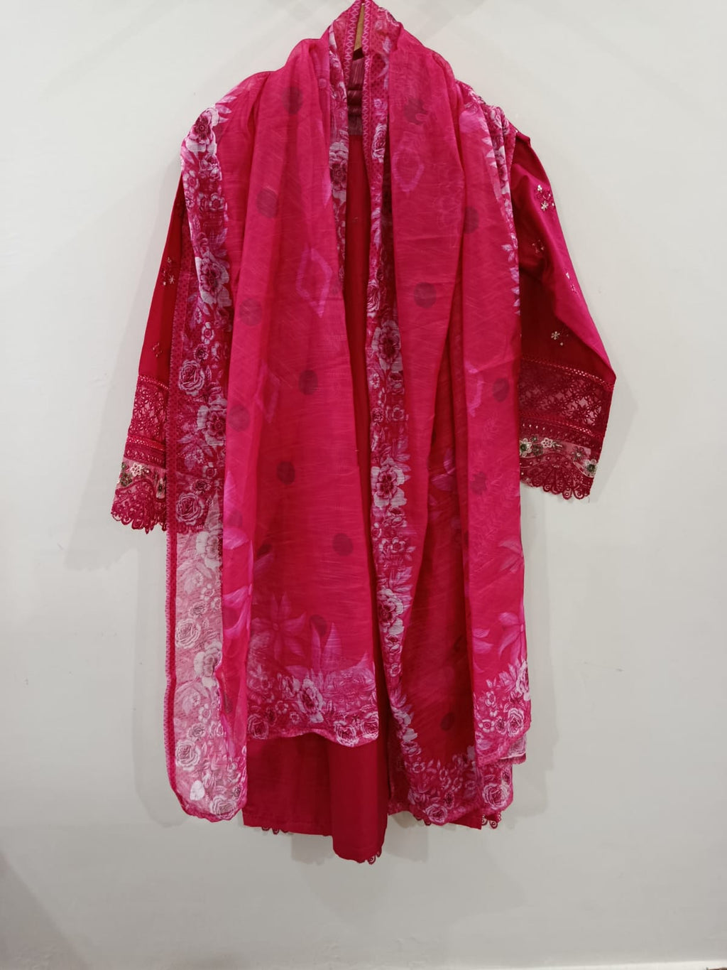 Premium Lawn 3-Piece Stitched Outfit