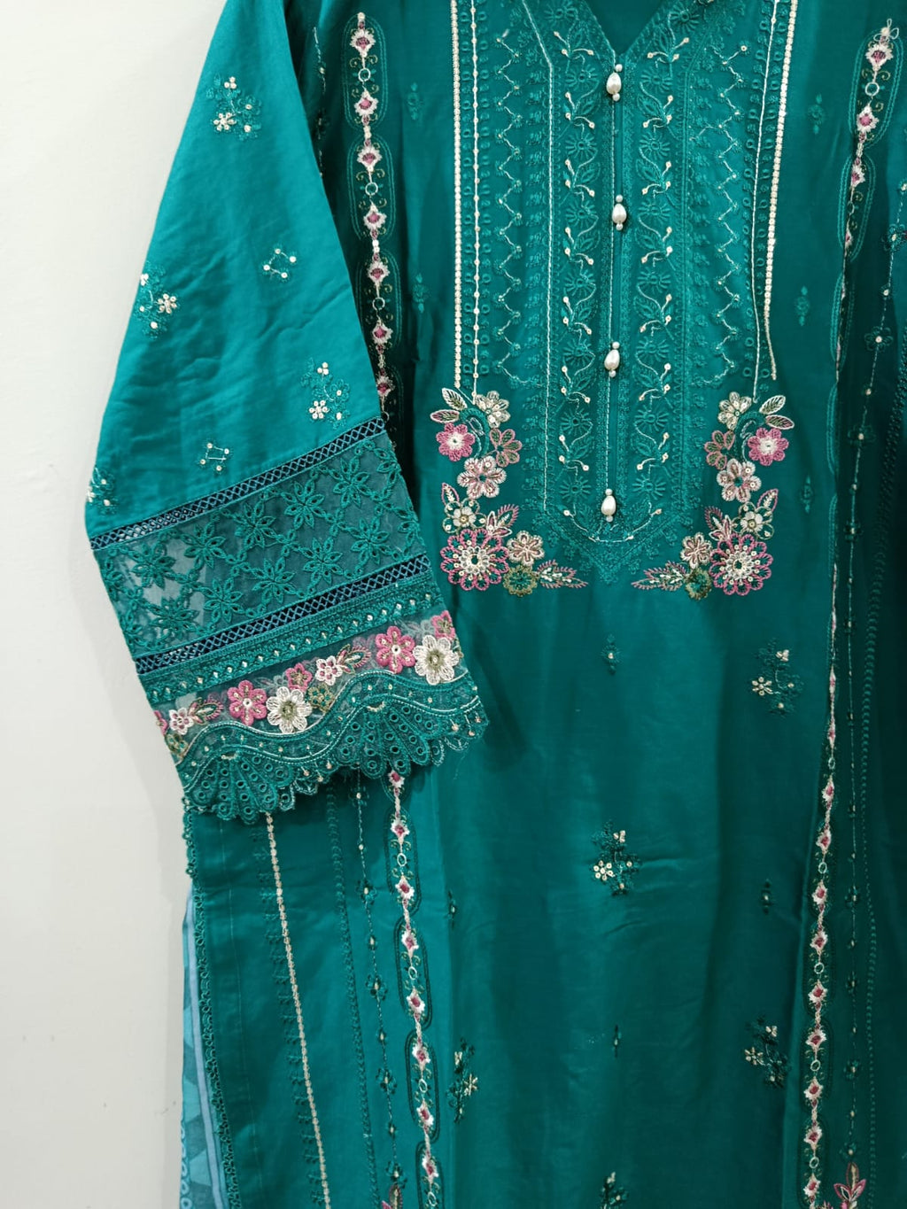 Premium Lawn 3-Piece Stitched Outfit