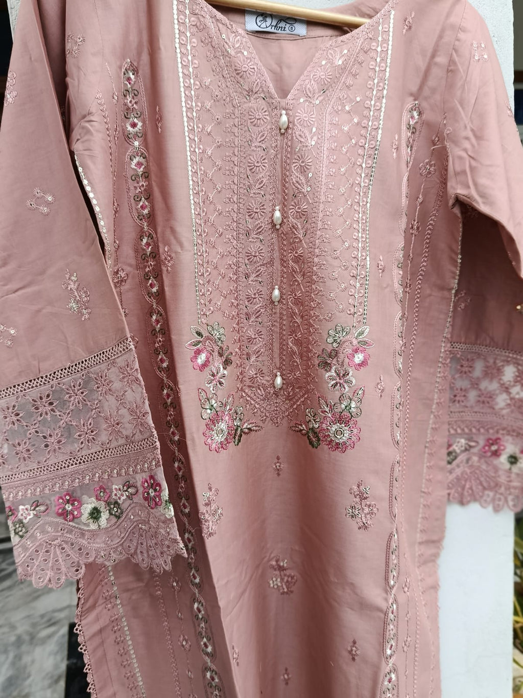 Premium Lawn 3-Piece Stitched Outfit
