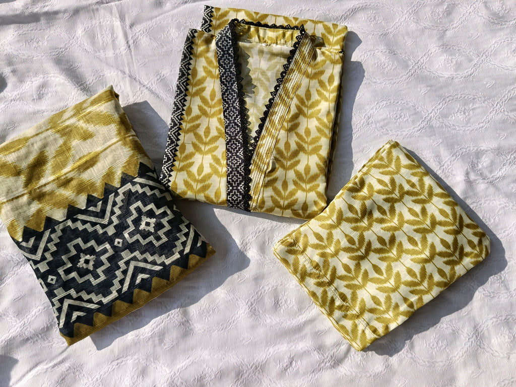 Stitched 3piece summer wear