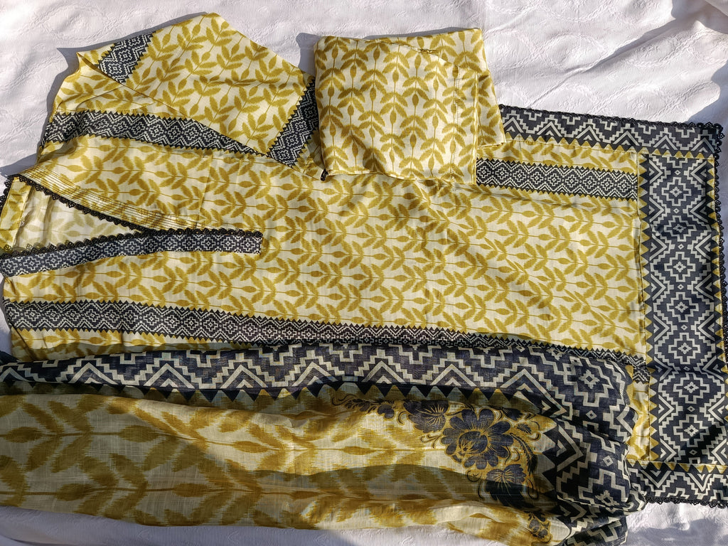 Stitched 3piece summer wear